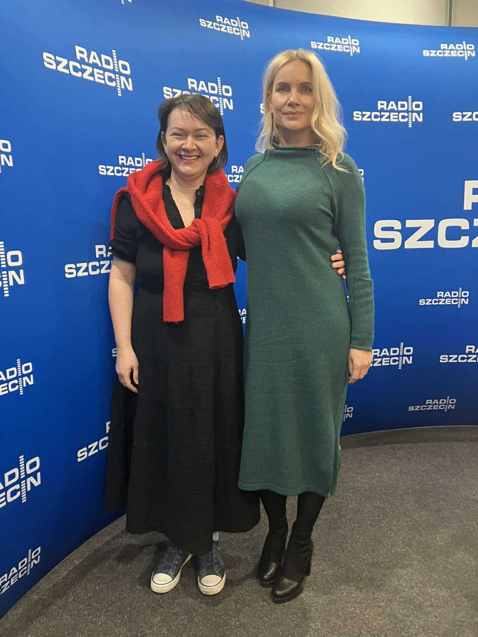 Monika Szymanik(księgarnia Kamienica w lesie) i Marzena Łopatkiewicz (księgarnia Mandala)