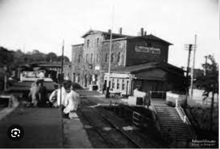 Stacja kolejowa Turzyn w 1940 r.