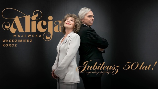 Alicja Majewska – wokalistka i Włodzimierz Korcz – kompozytor, pianista. Fot. Materiały prasowe artystki Alicja Majewska 50 lat na scenie [ROZMOWA z ARTYSTKĄ]
