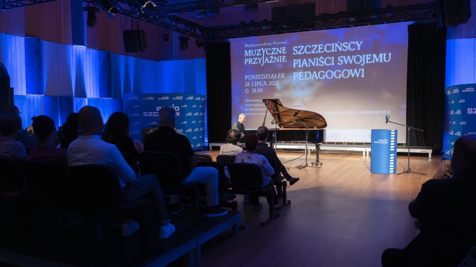 Wojciech Kubica – pianista. Fot. Maciej Papke [Radio Szczecin]