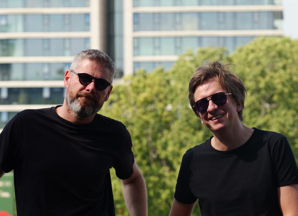 Paweł Błędowski (od prawej) i Łukasz Jemioła. Fot. Paweł Pikul