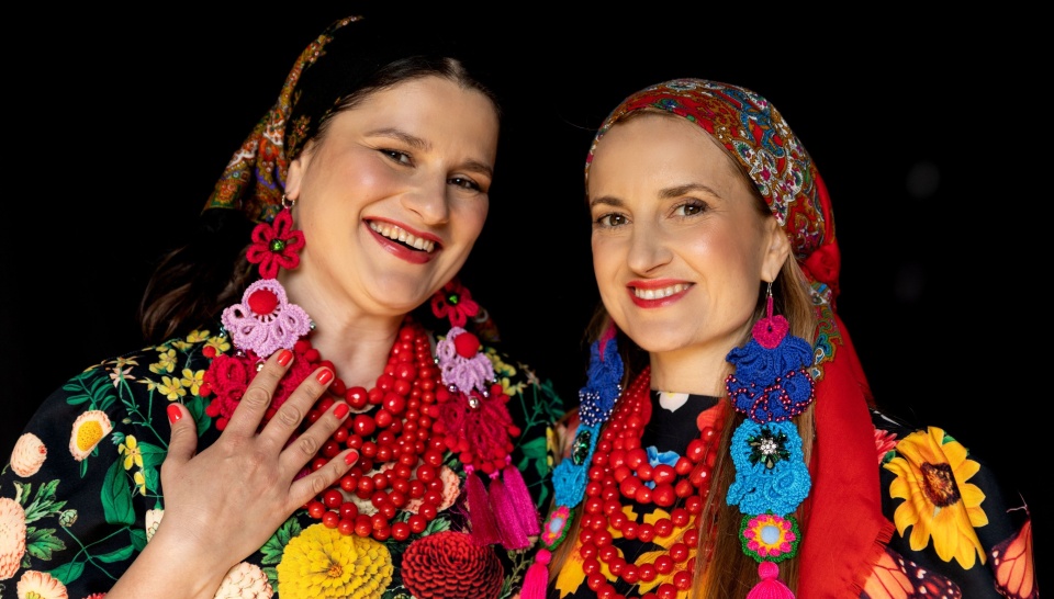 Daga Gregorowicz (od lewej) i Dana Vynnytska z zespołu Dagadana. Fot. Anna Góra