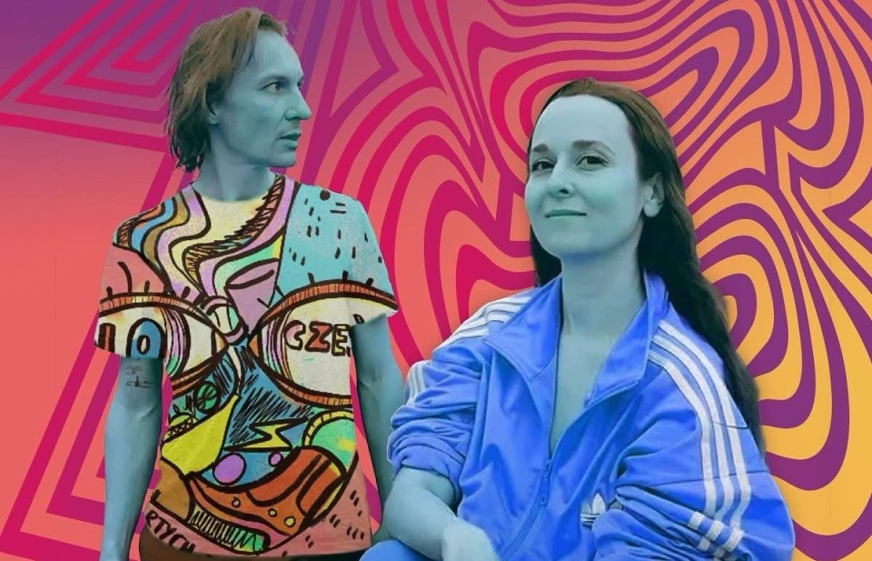 Basia Derlak (od prawej) i Jacek Szabrański z zespołu NO CZEŚĆ! Fot. Materiały prasowe artystów