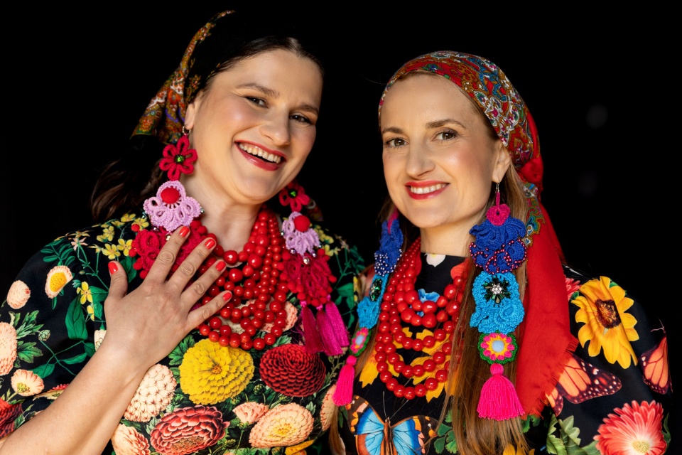 Daga Gregorowicz (od lewej) i Dana Vynnytska z zespołu DAGADANA. Fot. Anna Góra