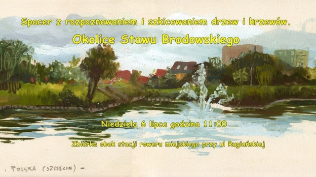 Spacer połączony z nauką rozpoznawania i rysowania roślin. Fot. materiały organizatora 