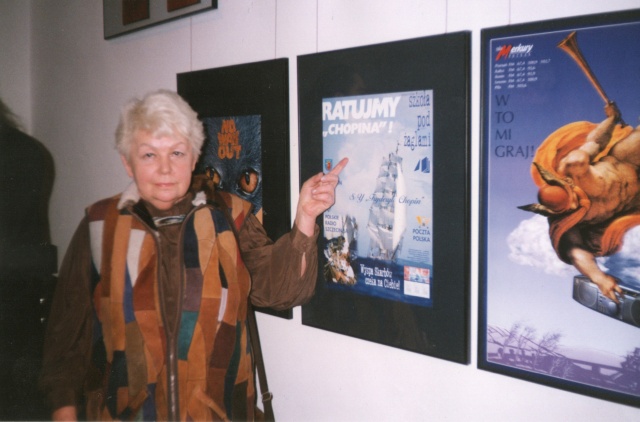 Alina Głowacka. Fot. z albumu "60 lat Polskiego Radia Szczecin", pod red. Mariana Kowalskiego Lata 90.