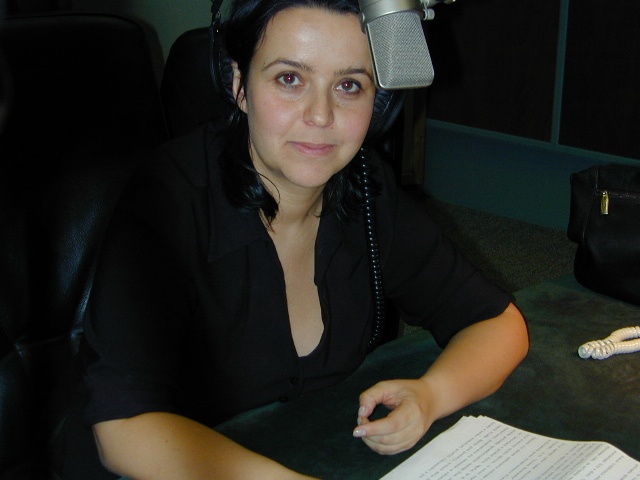 Marzena Szóstak, dziennikarka. Fot. Bogusław Lis [Radio Szczecin] Pierwsza dekada XXI wieku