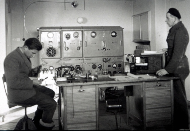 Ekipa techniczna Radia Szczecin Lata 40. i 50.