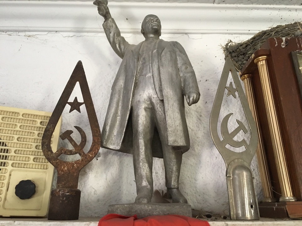 Wódz rewolucji na śmietniku historii. Fot. Agata Rokica [Radio Szczecin]