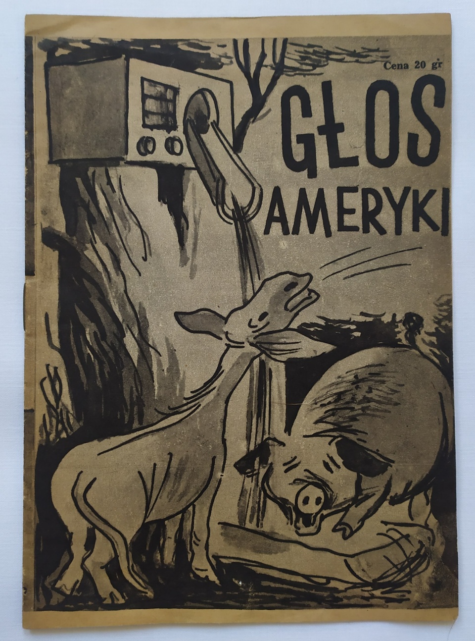 Plakat propagandowy. Fot. ze zbiorów własnych