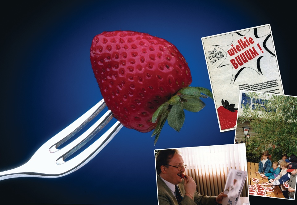 "Dojrzała i świeża... Rozgłośnia". Wielka akcja promocyjna Radia Szczecin z połowy lat 90. Fot. z albumu "60 lat Polskiego Radia Szczecin", pod red. Mariana Kowalskiego