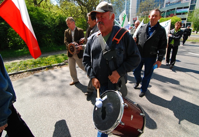 Protest rolnikow w centrum Szczecina - fot. Lukasz Szelemej 14.JPG 