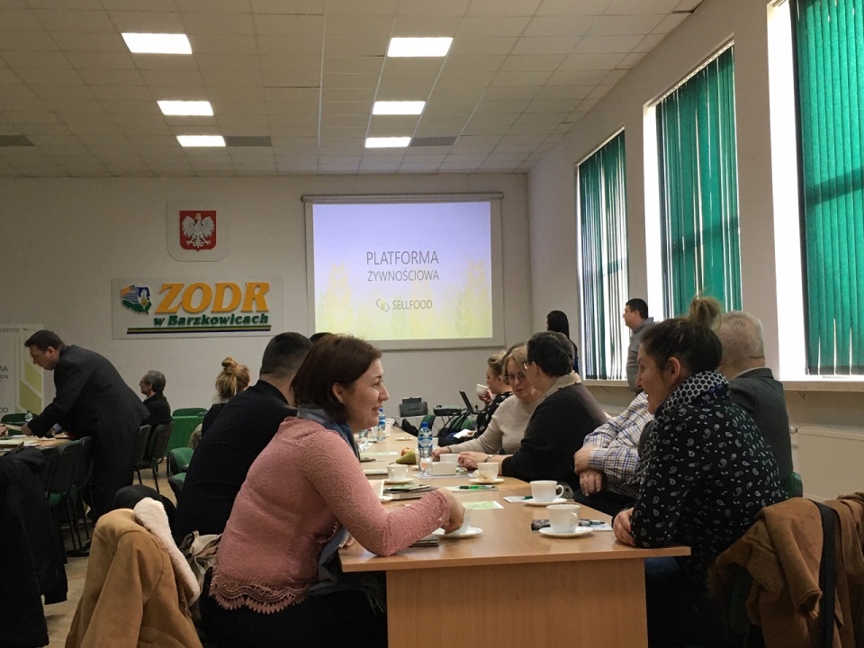 Spotkanie w sprawie Platformy Żywnościowej w ZODR w Barzkowicach