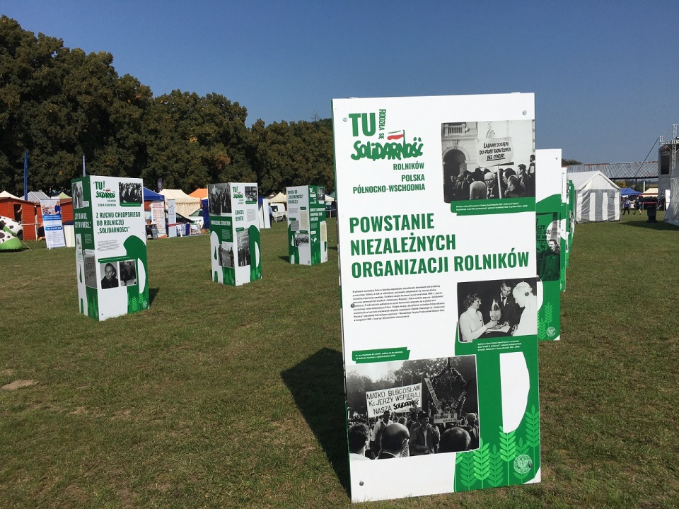 Wystawa Solidarności RI Pomorza Zachodniego na Targach w Barzkowicach