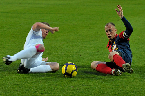 Przedwczesny śmigus-dyngus piłkarzy Pogoni. Portowcy przegrali dziś w Lublinie z Motorem 2-3.