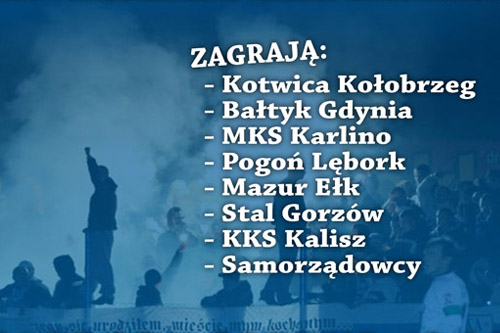 Reprezentacje klubów kibica między innymi z Gdyni, Ełku, Lęborska, Karlina, Gorzowa i Kalisza biorą udział w I Ogólnopolskim Turnieju Kibiców o Puchar Starosty Kołobrzeskiego w piłce nożnej, który rozgrywany jest w Kołobrzegu.