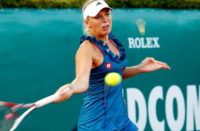 Światowa gwiazda tenisa Karolina Woźniacka była gościem turnieju tenisowego Pekao Szczecin Open.