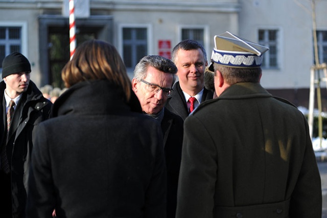 Spotkanie z ministrem obrony Niemiec - fot. Łukasz Szełemej [PR Szczecin] MON nie chce spłacić zadłużenia szpitala wojskowego [WIDEO, ZDJĘCIA]