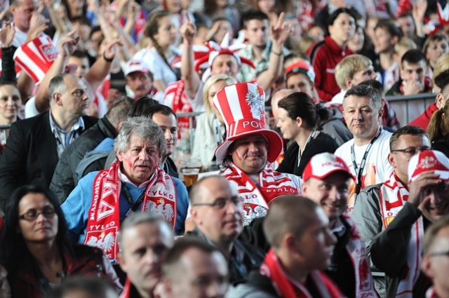 Fot. Łukasz Szełemej [PR Szczecin] Polska remisuje z Rosją. Szczecinianie nie zawiedli [DUŻO ZDJĘĆ]