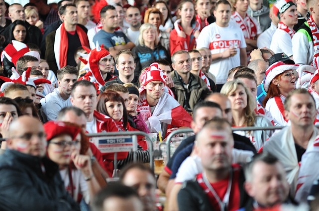 Fot. Łukasz Szełemej [PR Szczecin] Polska remisuje z Rosją. Szczecinianie nie zawiedli [DUŻO ZDJĘĆ]
