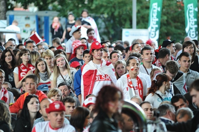 Fot. Łukasz Szełemej [PR Szczecin] Polska remisuje z Rosją. Szczecinianie nie zawiedli [DUŻO ZDJĘĆ]