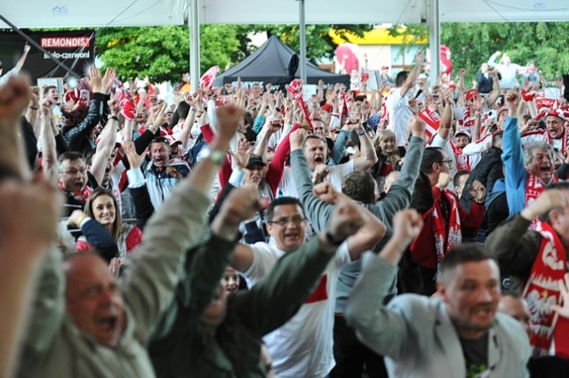 Fot. Łukasz Szełemej [PR Szczecin] Polska remisuje z Rosją. Szczecinianie nie zawiedli [DUŻO ZDJĘĆ]
