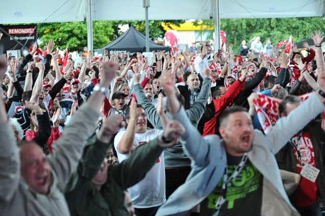 Fot. Łukasz Szełemej [PR Szczecin] Polska remisuje z Rosją. Szczecinianie nie zawiedli [DUŻO ZDJĘĆ]