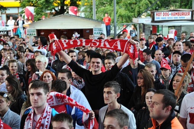 Fot. Łukasz Szełemej [PR Szczecin] Polska remisuje z Rosją. Szczecinianie nie zawiedli [DUŻO ZDJĘĆ]