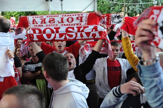 Fot. Łukasz Szełemej [PR Szczecin] Polska remisuje z Rosją. Szczecinianie nie zawiedli [DUŻO ZDJĘĆ]