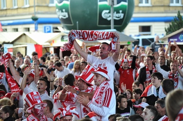 Fot. Łukasz Szełemej [PR Szczecin] Polska remisuje z Rosją. Szczecinianie nie zawiedli [DUŻO ZDJĘĆ]