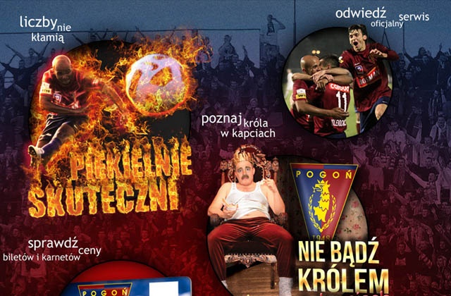 Nie bądź królem w kapciach i Piekielnie Skuteczni to główne hasła nowej kampanii reklamowej Pogoni Szczecin.