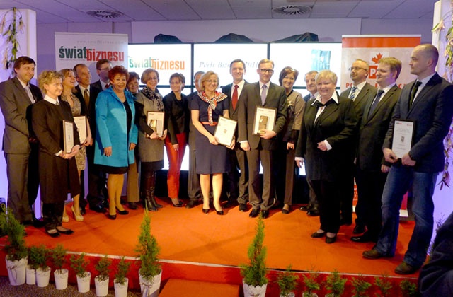 Firma Budowlana Erbud otrzymała statuetkę Perła Biznesu 2011 w kategorii Wydarzenie Gospodarcze.