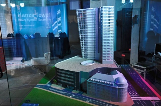 Wielu chętnych na jeszcze niewybudowany biurowiec. Szczecińska Hanza Tower cieszy się dużą popularnością wśród potencjalnych najemców.