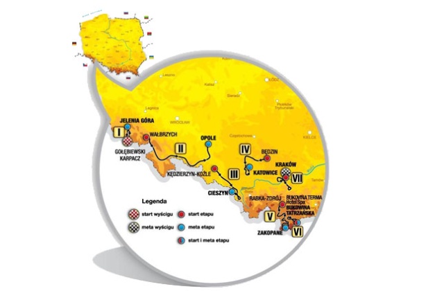 Kolarze ruszą przez Polskę. O 14.15 rozpocznie się 69. Tour de Pologne.