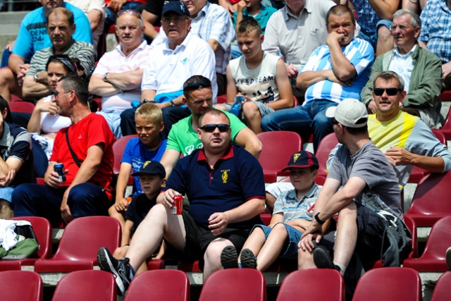 Pogoń Szczecin - Flota Świnoujście. Fot. Łukasz Szełemej [Radio Szczecin] Ostatni sprawdzian na remis [ZDJĘCIA]