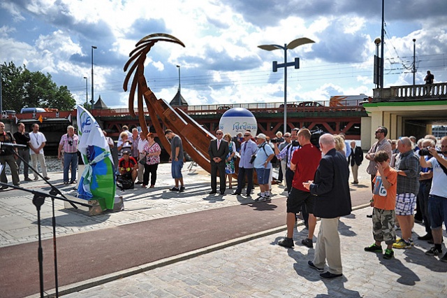 Aleja Żeglarzy. Fot. Łukasz Szełemej [Radio Szczecin] Żeglarze doczekali się. Aleja już otwarta [ZDJĘCIA]