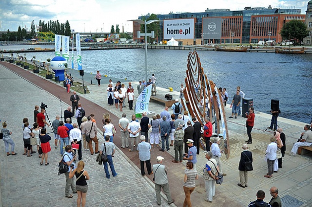 Aleja Żeglarzy. Fot. Łukasz Szełemej [Radio Szczecin] Żeglarze doczekali się. Aleja już otwarta [ZDJĘCIA]