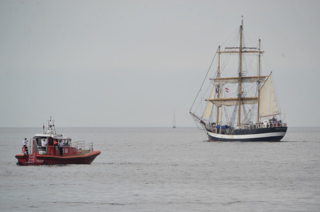 Parada żaglowców na Bałtyku to ostatni punkt tegorocznego finału regat The Tall Ships Races. Fot. Łukasz Szełemej [Radio Szczecin] Wielki finał na pełnym morzu [ZDJĘCIA, WIDEO]