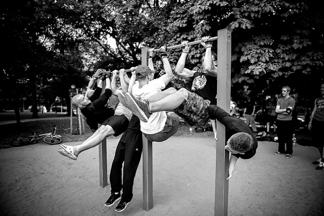 Street Workout Szczecin - fot. Łukasz Szełemej [Radio Szczecin] Jedyna taka grupa w Szczecinie [ZDJĘCIA, WIDEO]