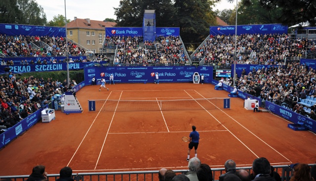 Oleksander Nedowiesow wygrał 21. tenisowy turniej Pekao Szczecin Open. Fot. Łukasz Szełemej [Radio Szczecin] Ukrainiec zwycięzcą Pekao Szczecin Open [ZDJĘCIA, NOWE]