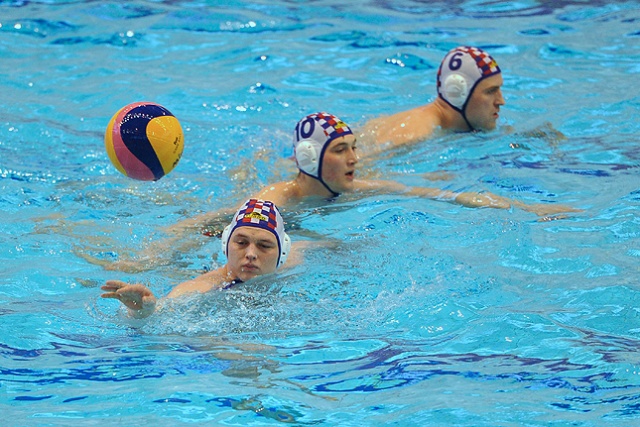 Arkonia Szczecin - WTS Bytom. Fot. Łukasz Szełemej [Radio Szczecin] Nasi waterpoliści górą. I to podwójnie [ZDJĘCIA]