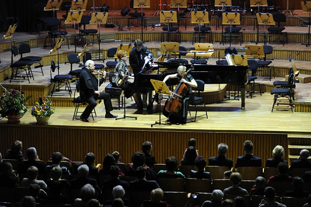 W ramach projektu Filharmonia WspółGRA niezwykle utalentowani muzycy zaprezentowali się szczecińskiej publiczności. Fot. Łukasz Szełemej [Radio Szczecin] Wiosenne impresje muzyczne zachwycają [ZDJĘCIA]