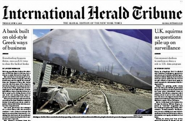 Zdjęcia Tomasza Lazara trafiły na pierwszą stronę międzynarodowego dziennika International Herald Tribune. Gazeta opublikowała fotografie, które szczecinianin zrobił w Kosowie.