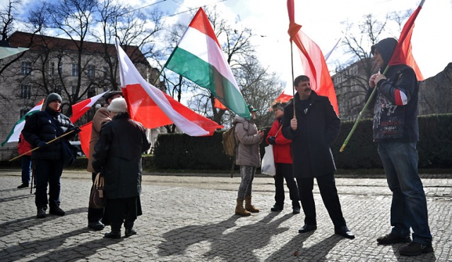 Fot. Łukasz Szełemej [Radio Szczecin] Polacy i Węgrzy wspierają Ukraińców