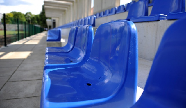Fot. Łukasz Szełemej [Radio Szczecin] Stadion Błękitnych już po remoncie. Kibice siądą pod dachem [ZDJĘCIA]