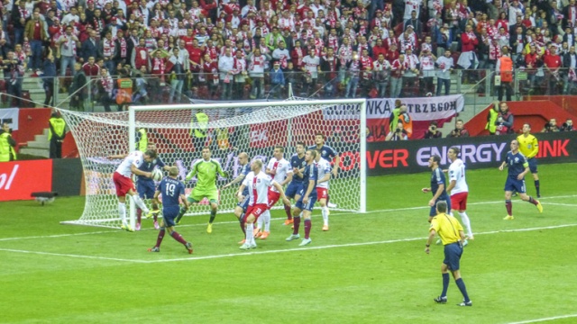 Polska remisuje ze Szkocją 2:2 w trzecim meczu eliminacji do Euro 2016. Fot. Tomasz Chaciński [Radio Szczecin] Polska remisuje ze Szkocją 2:2 w trzecim meczu eliminacji do Euro 2016 [ZDJĘCIA]