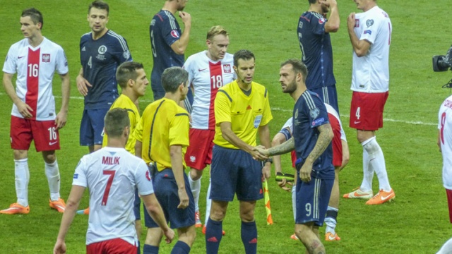 Polska remisuje ze Szkocją 2:2 w trzecim meczu eliminacji do Euro 2016. Fot. Tomasz Chaciński [Radio Szczecin] Polska remisuje ze Szkocją 2:2 w trzecim meczu eliminacji do Euro 2016 [ZDJĘCIA]