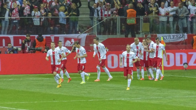 Polska remisuje ze Szkocją 2:2 w trzecim meczu eliminacji do Euro 2016. Fot. Tomasz Chaciński [Radio Szczecin] Polska remisuje ze Szkocją 2:2 w trzecim meczu eliminacji do Euro 2016 [ZDJĘCIA]