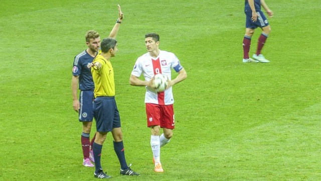 Robert Lewandowski tym razem bramki nie strzelił. Fot. Tomasz Chaciński [Radio Szczecin] Nawałka: Eliminacje dopiero się rozpoczęły. W każdym meczu będzie wojna [WIDEO, ZDJĘCIA]