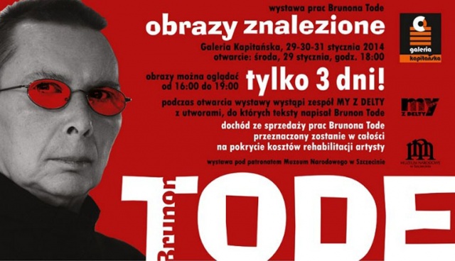 Obrazy Brunona Tode można kupić w czwartek w Galerii Kapitańskiej w Szczecinie. Dochód ze sprzedaży jest przeznaczony na rehabilitację twórcy.